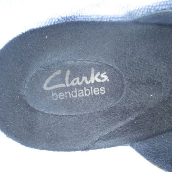 Clark's Bendables Mule Leather shoes 11M - Picture 6 of 10